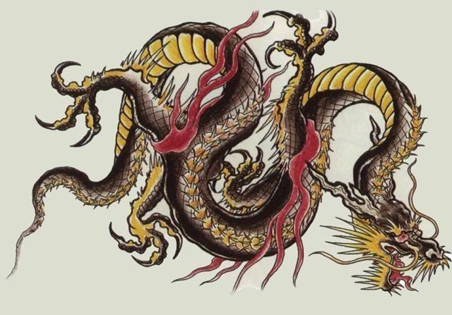китайский черный дракон - символ нового 2012 года